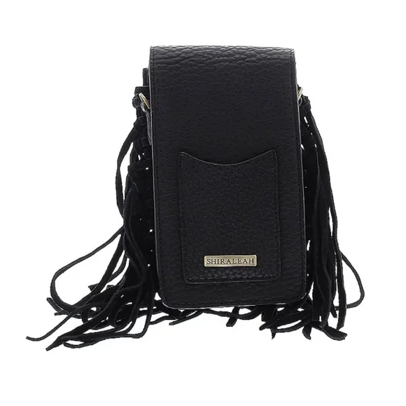 Black Fringe Crossbody Bag - Picture 3 of 3